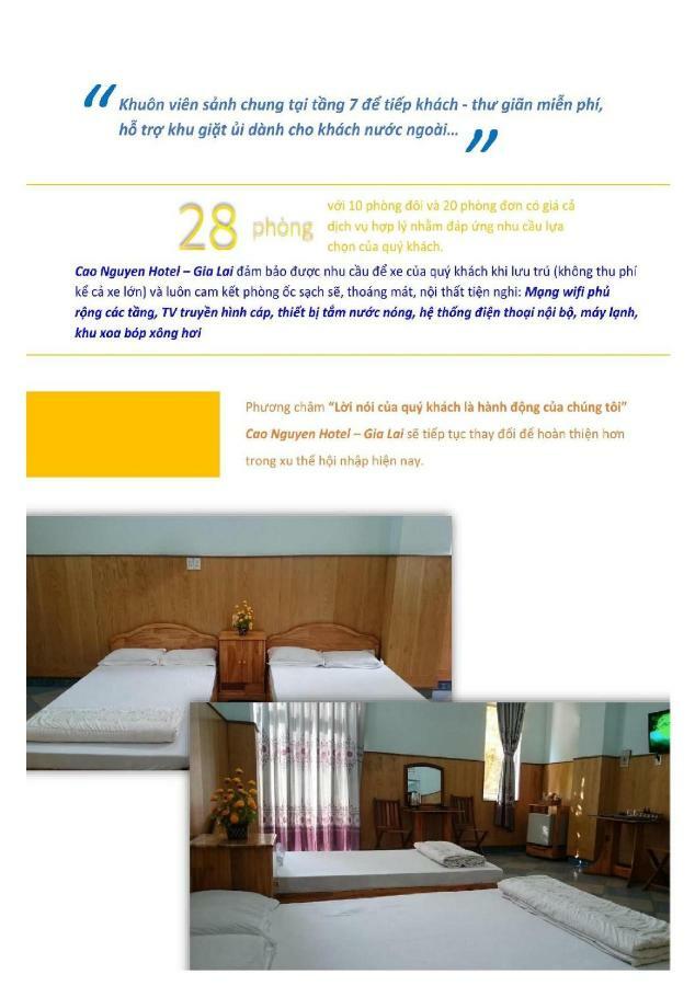 Cao Nguyen Hotel Pleiku Eksteriør bilde